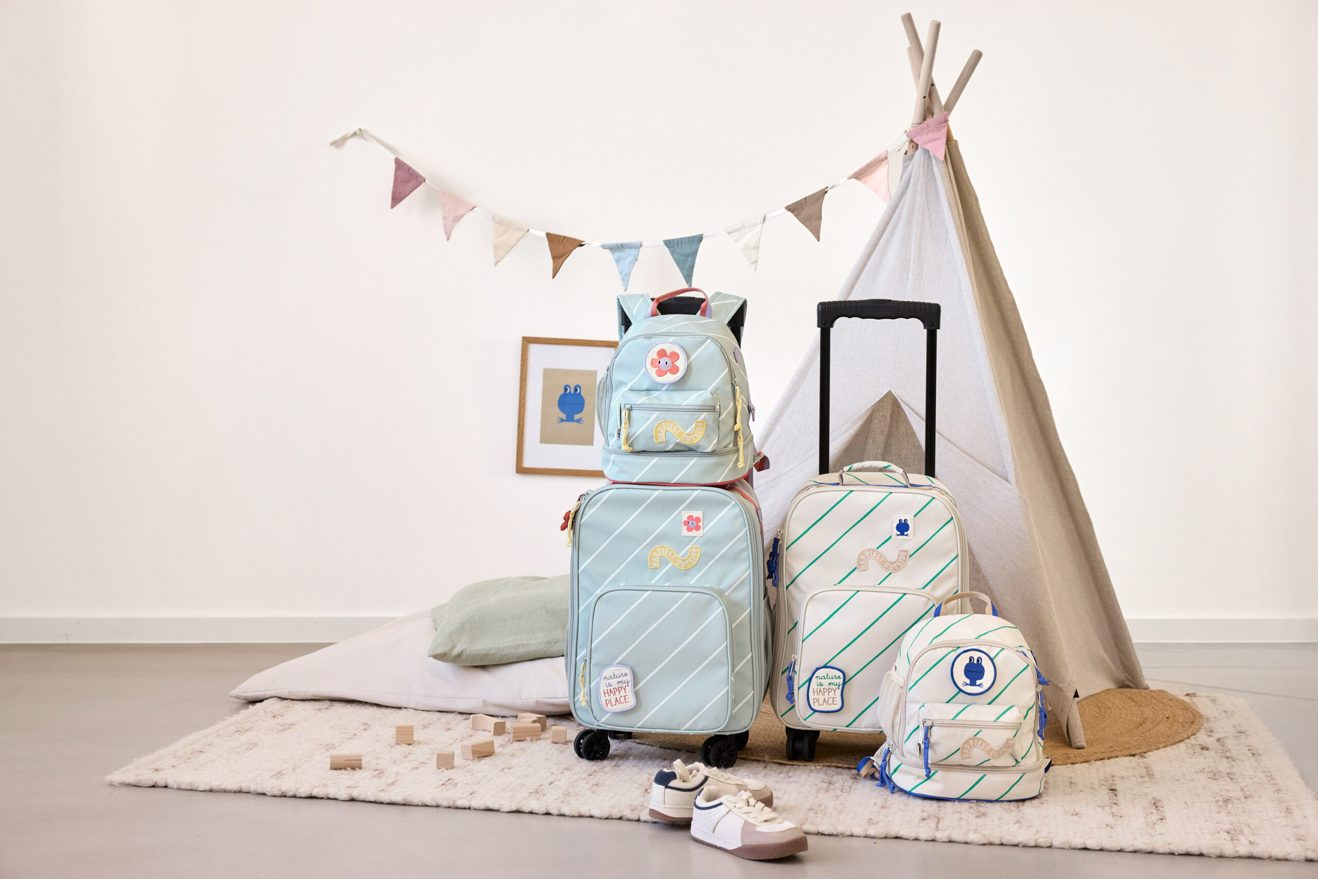 Valise à roulettes - Happy Trails Fleur (Lassig) – Image 5