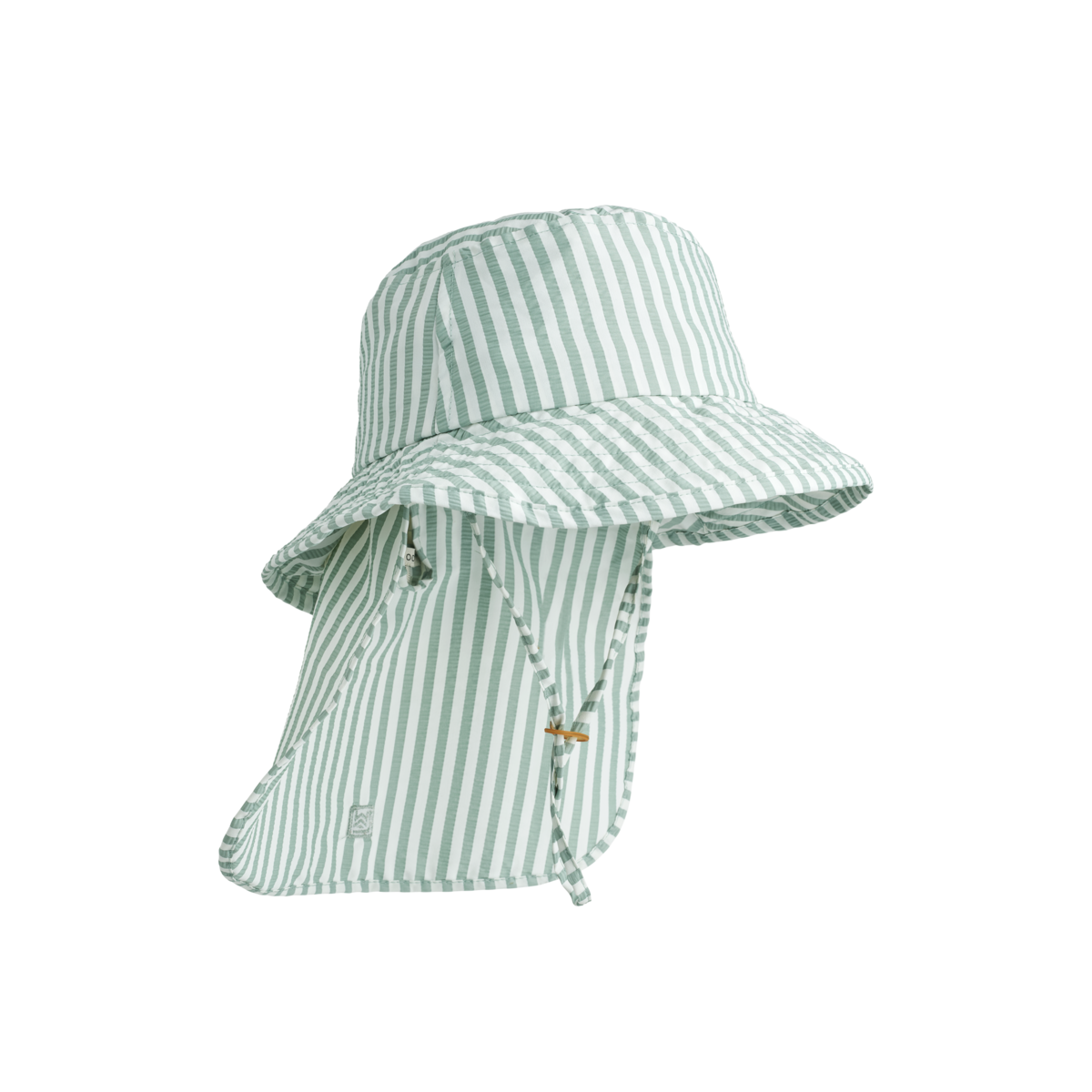 Chapeau de bain DAMONA à rayures Stripe Peppermint / Crisp white (Liewood)