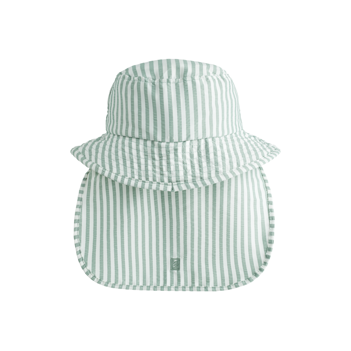 Chapeau de bain DAMONA à rayures Stripe Peppermint / Crisp white (Liewood) – Image 2