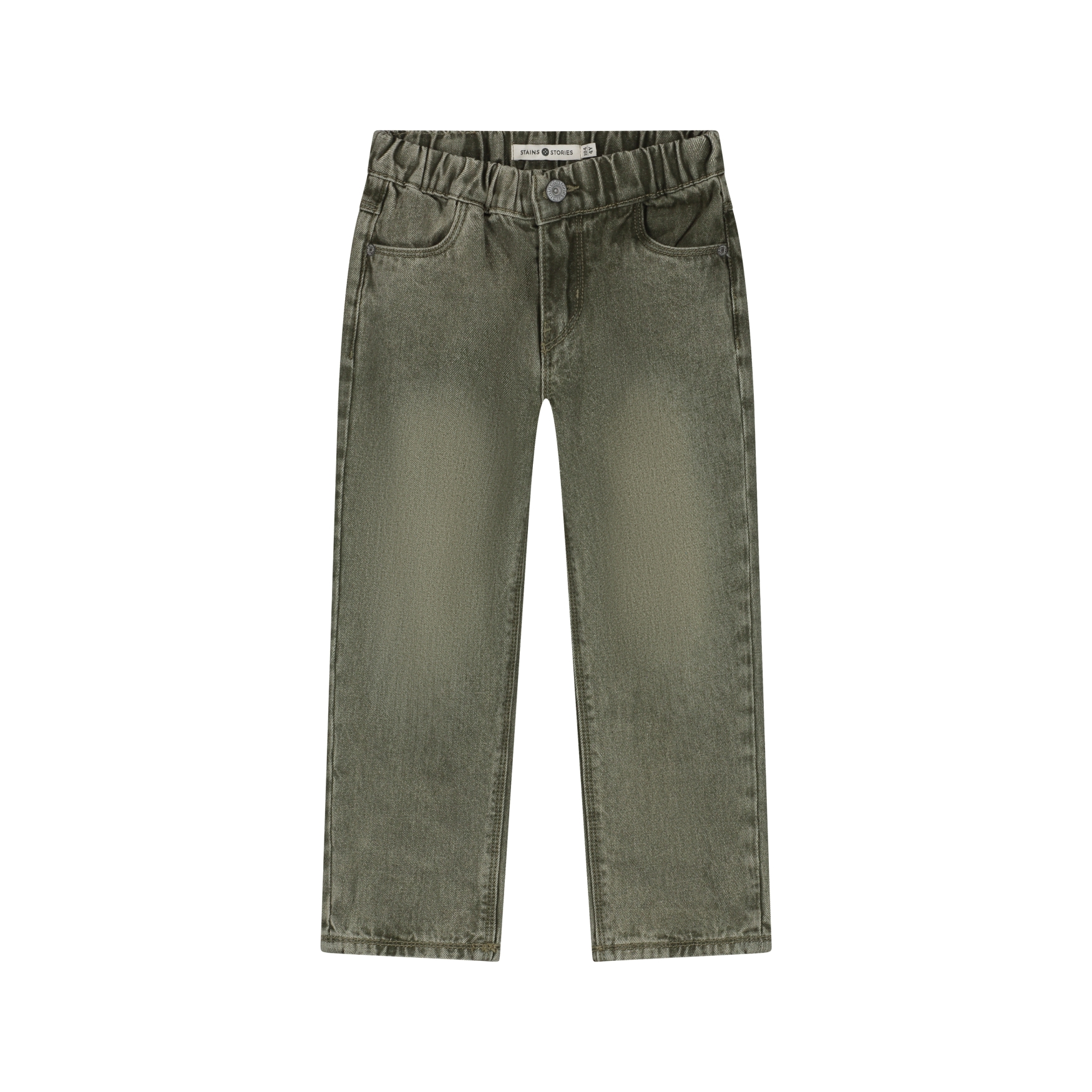 Pantalon Ample Garçon - Army AW26 (Stains Storie)