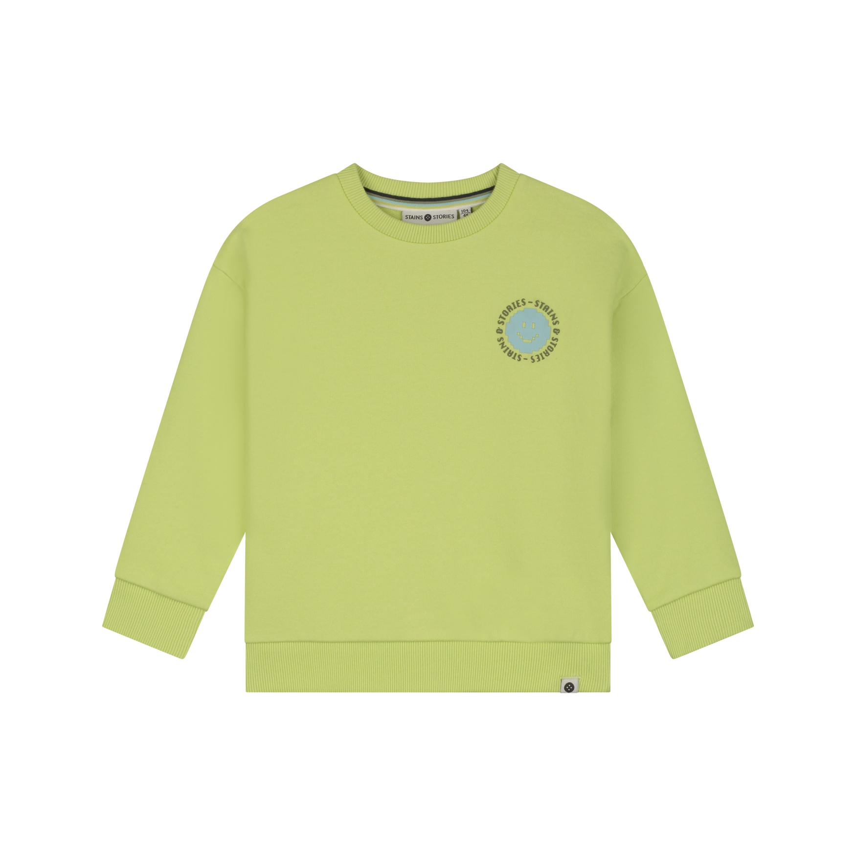 Sweatshirt Garçon - Lime AW26 (Stains Storie)