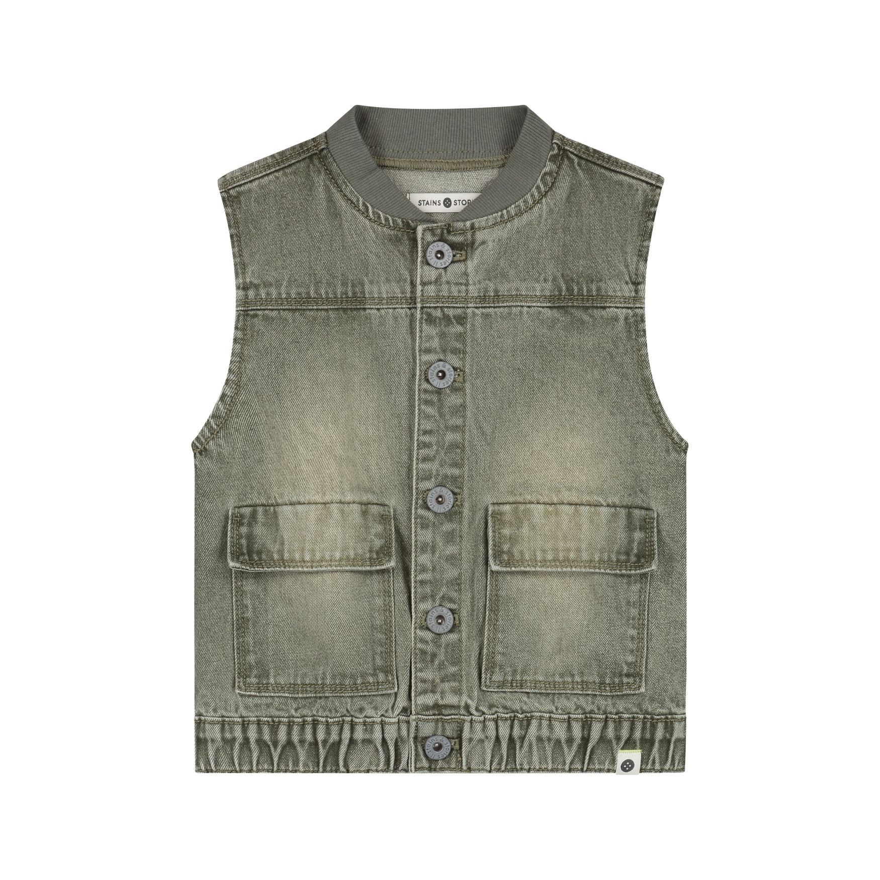 Gilet Garçon - Army AW26 (Stains Storie)