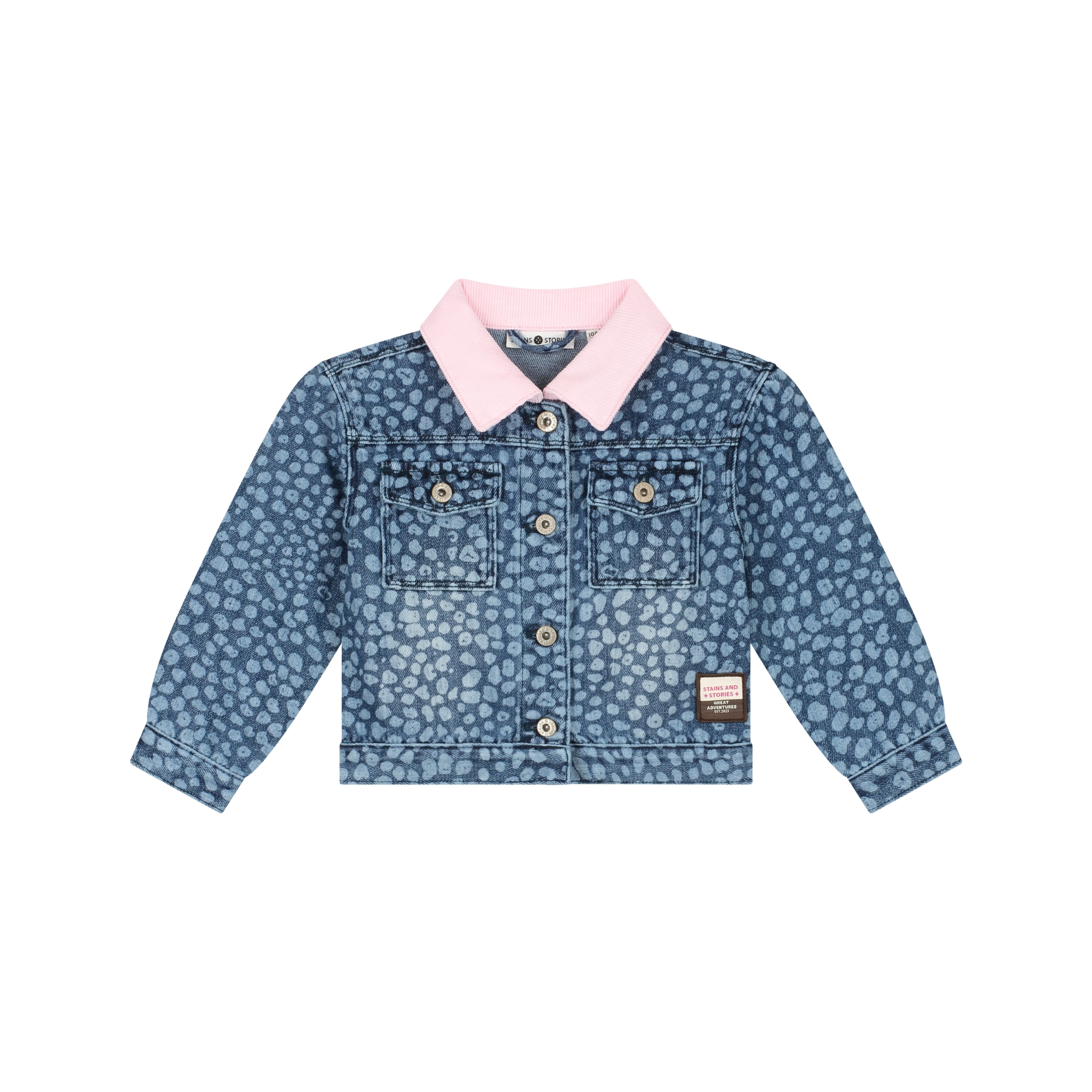 Veste Denim Fille - Medium Blue AW26 (Stains Storie)