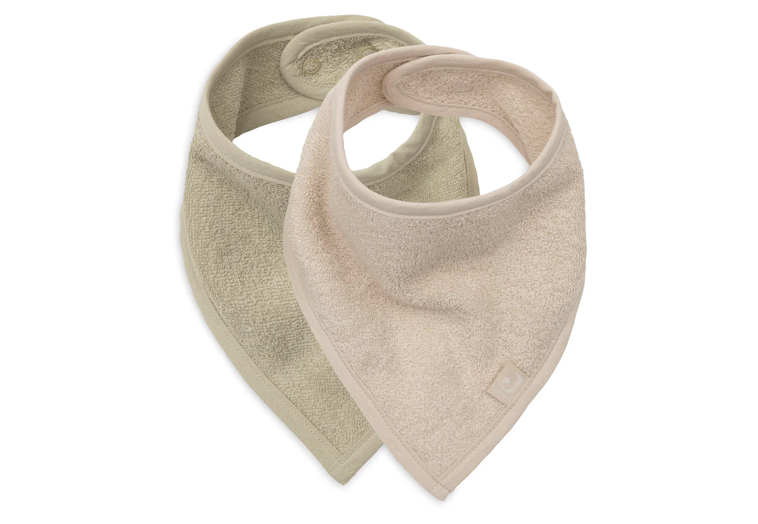 Bavoir Bandana - 2 Unités - Sand And Soft Matcha (Jollein)