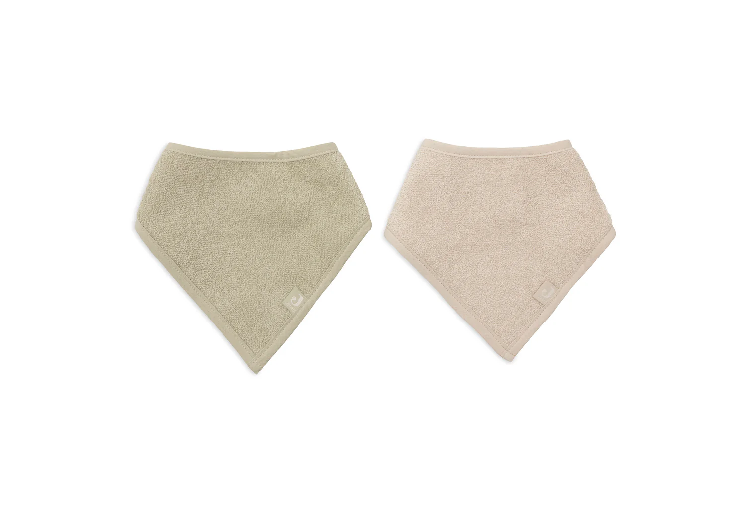 Bavoir Bandana - 2 Unités - Sand And Soft Matcha (Jollein) – Image 3