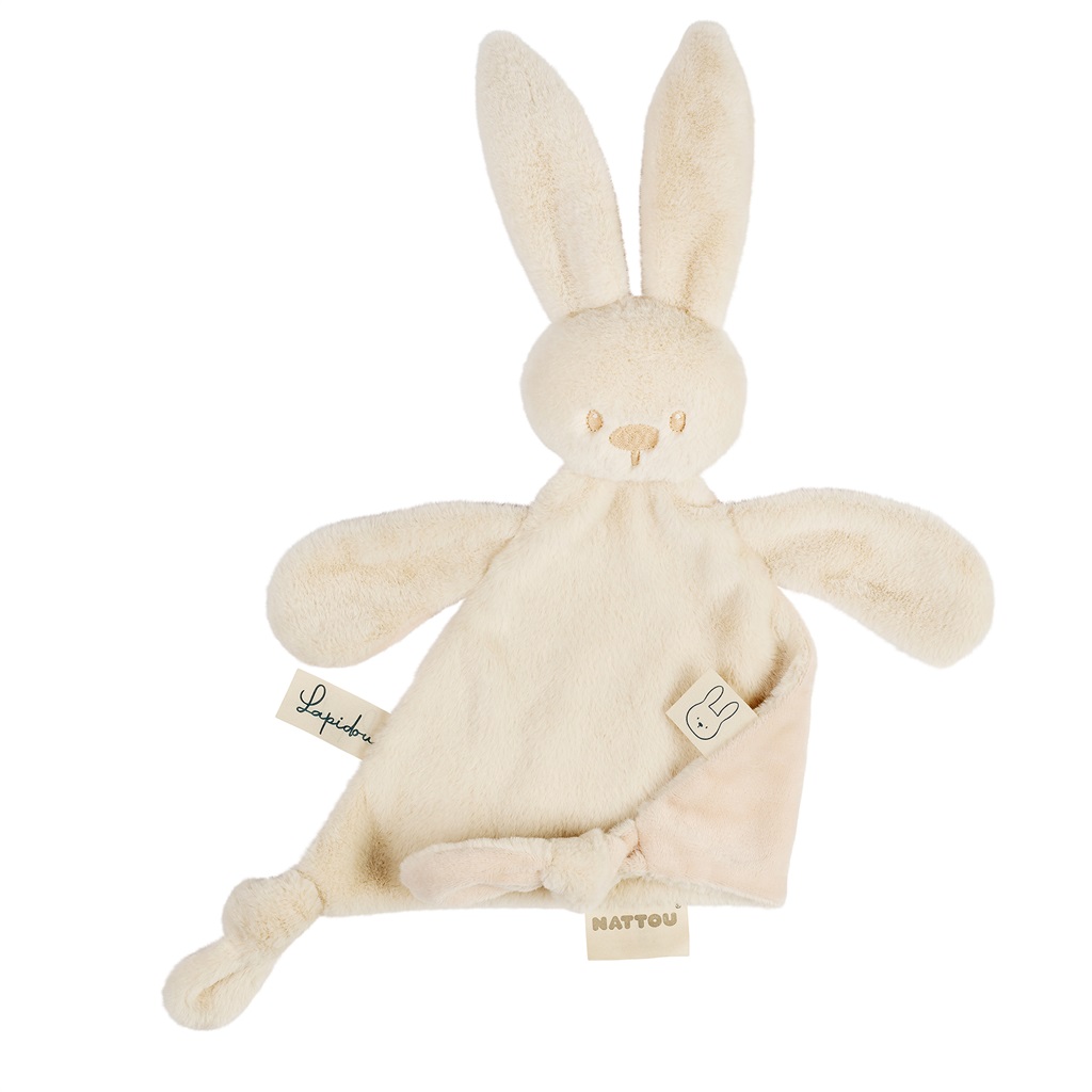 Doudou triangle sable poils courts (Nattou)
