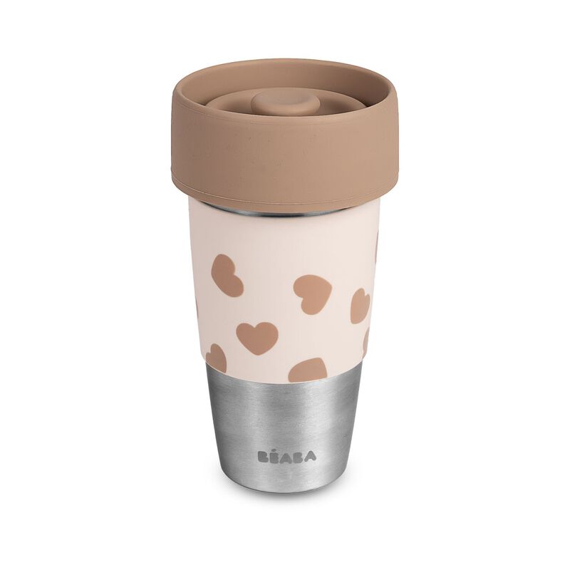 Mini & me - 2 tasses inox Click & drink - BigLove (Beaba) – Image 2