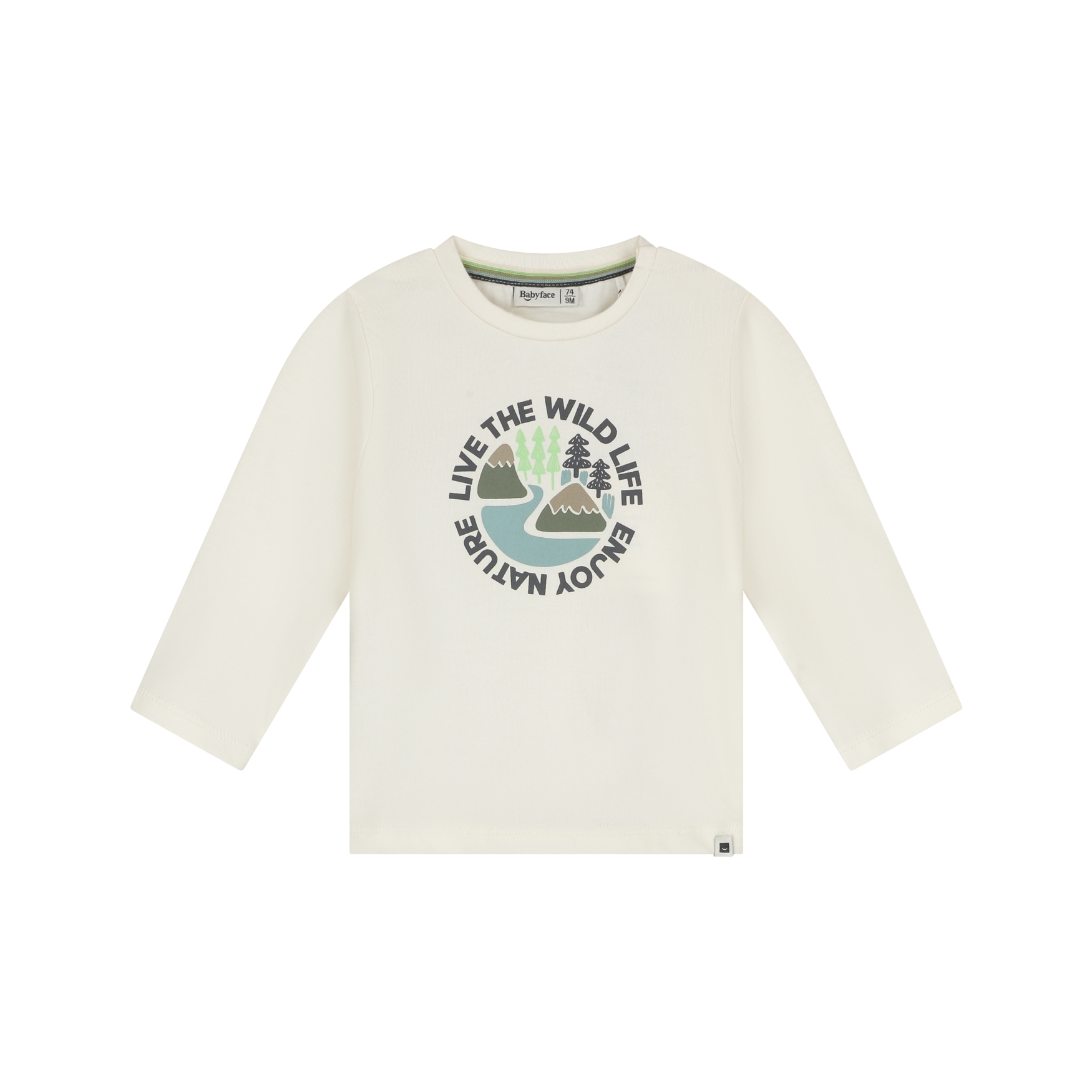 T-Shirt Long Sleeve Boys - Bone AW26 (Babyface)