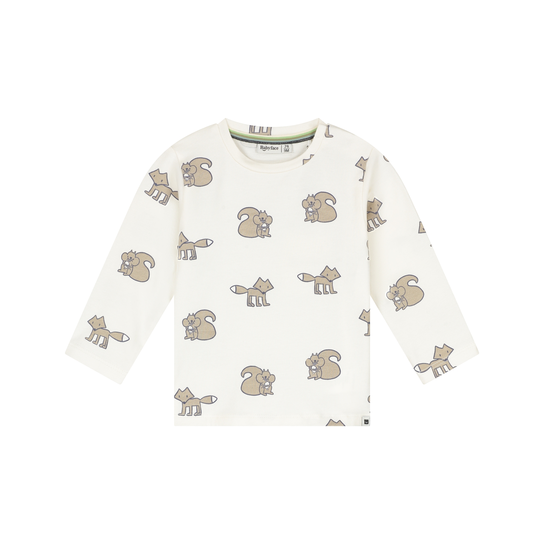 T-Shirt Long Sleeve Boys - Bone AW26 (Babyface)