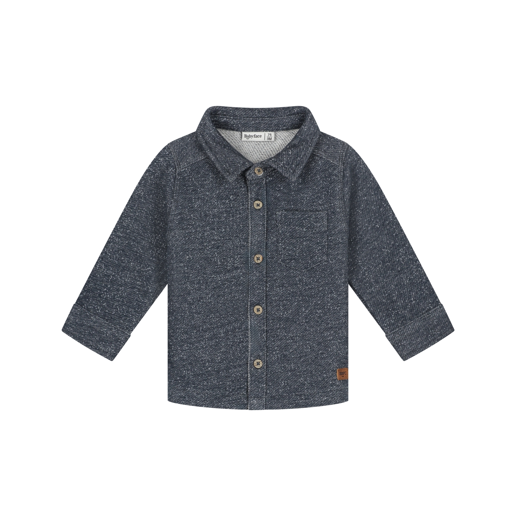 T-shirt Long Sleeve Boys - Navy AW26 (Babyface)