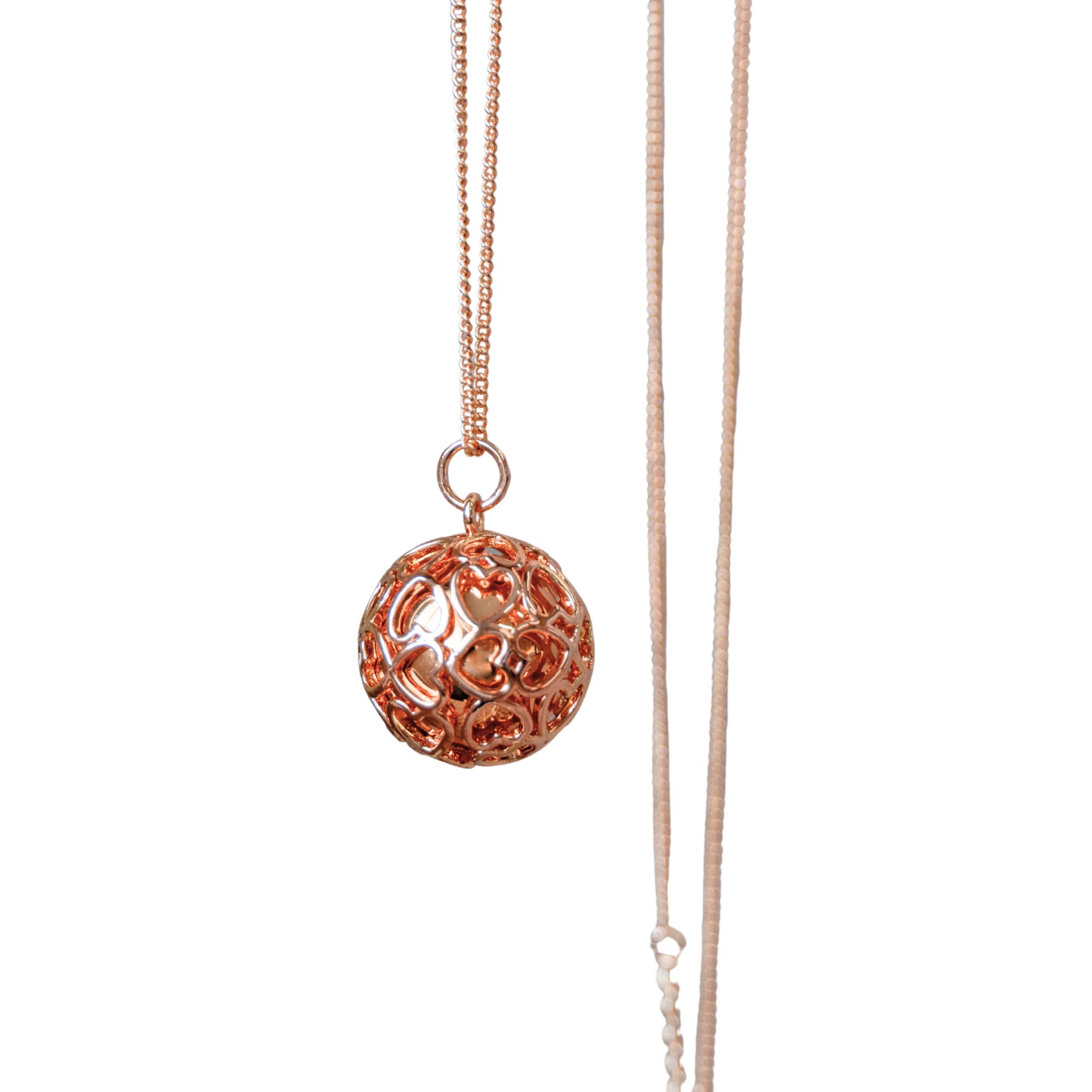 Bijou de grossesse - Cage à Coeur Rose Gold (Bola)