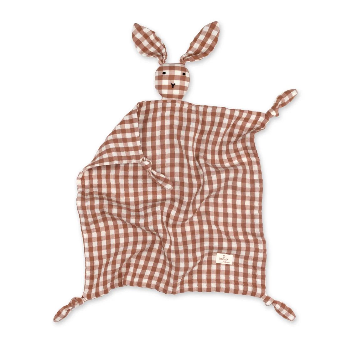 BUNNY 40x40 cm Gaze de coton - Moka (Bemini)