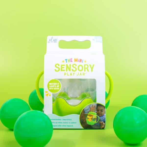 Mini Sensory Jar Green (GloPals) – Image 2