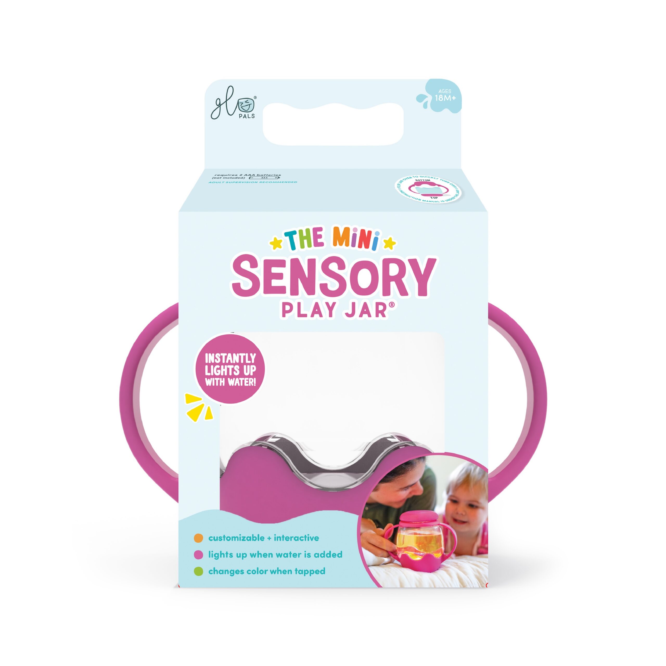 Mini Sensory Jar Pink (GloPals)