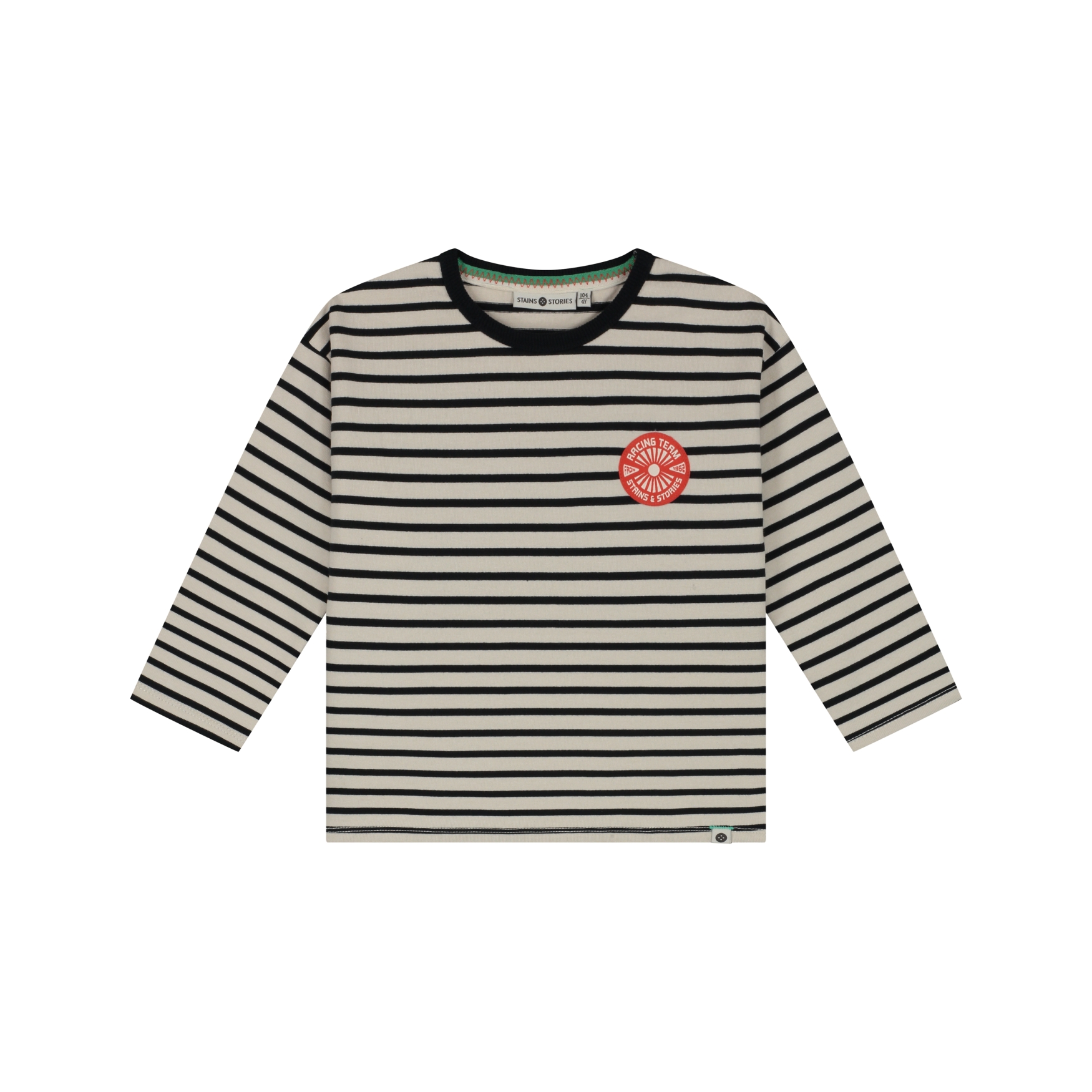 T-Shirt Long Sleeve Boys - Navy SS26 (Stains Stories)