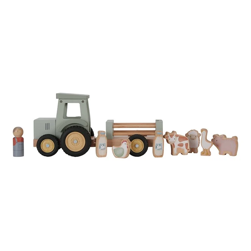 Tracteur avec remorque Little Farm (Little Dutch) – Image 3