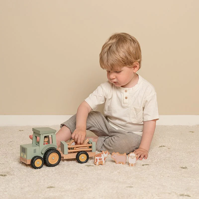 Tracteur avec remorque Little Farm (Little Dutch) – Image 2