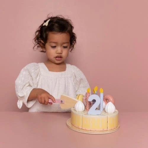 Gâteau d'anniversaire en bois (Little Dutch) – Image 4