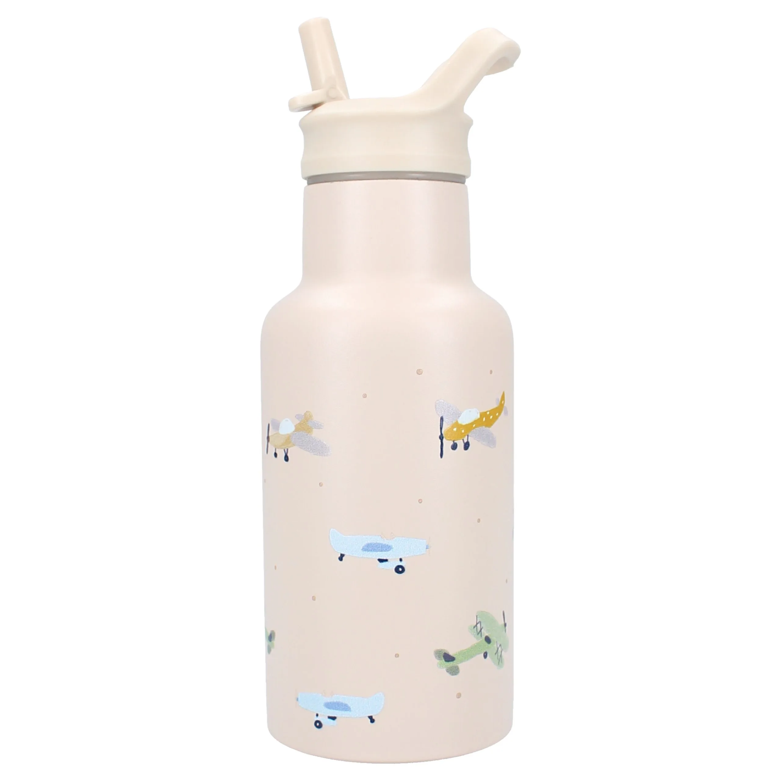 Gourde 350ml – Avions beige kidzroom (BB&CO)