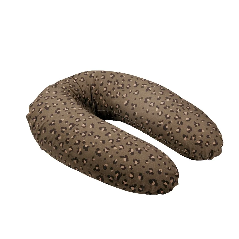 HOUSSE DE COUSSIN DE MATERNITÉ BUDDY LEOPARD BRONZE (Doomoo) – Image 2
