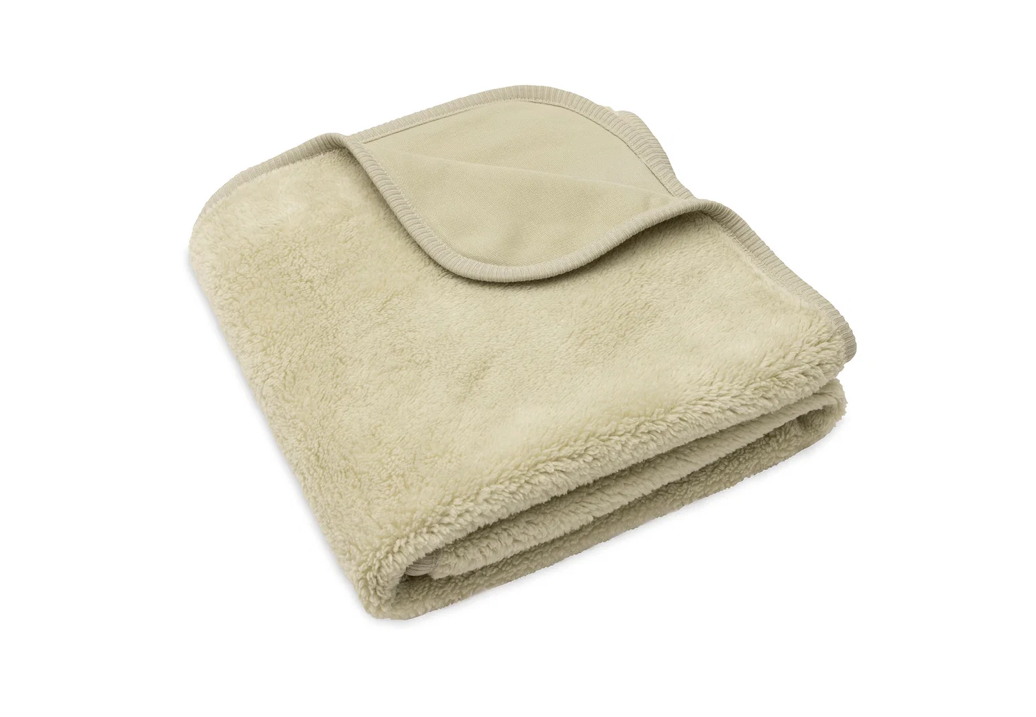 Couverture - Basic Sherpa/Jersey Matcha (Jollein) – Image 4