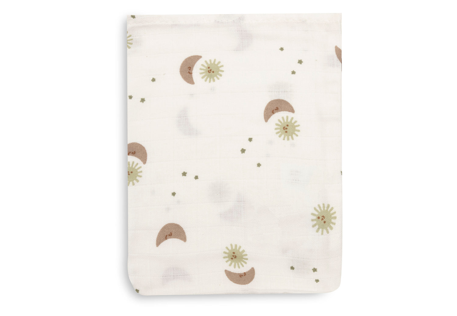 Gant de toilette gaze de Coton 15x20cm - Over the Moon - 3 Unités (Jollein) – Image 2