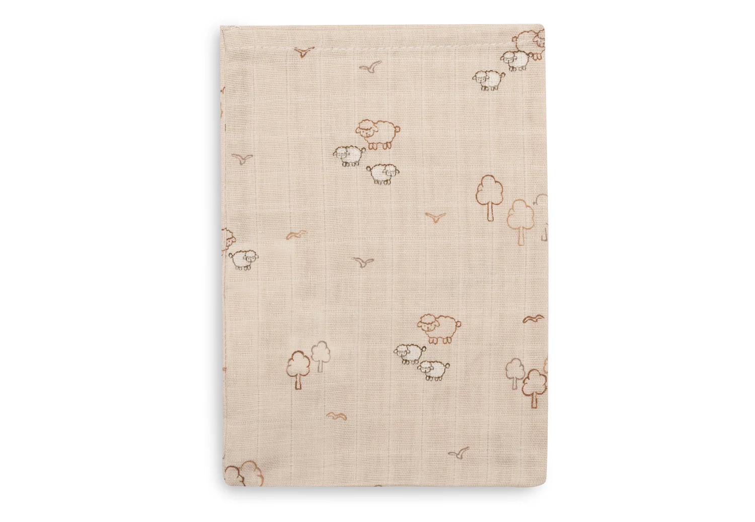 Gant de toilette gaze de Coton 15x20cm - Woolly - 3 Unités (Jollein) – Image 2