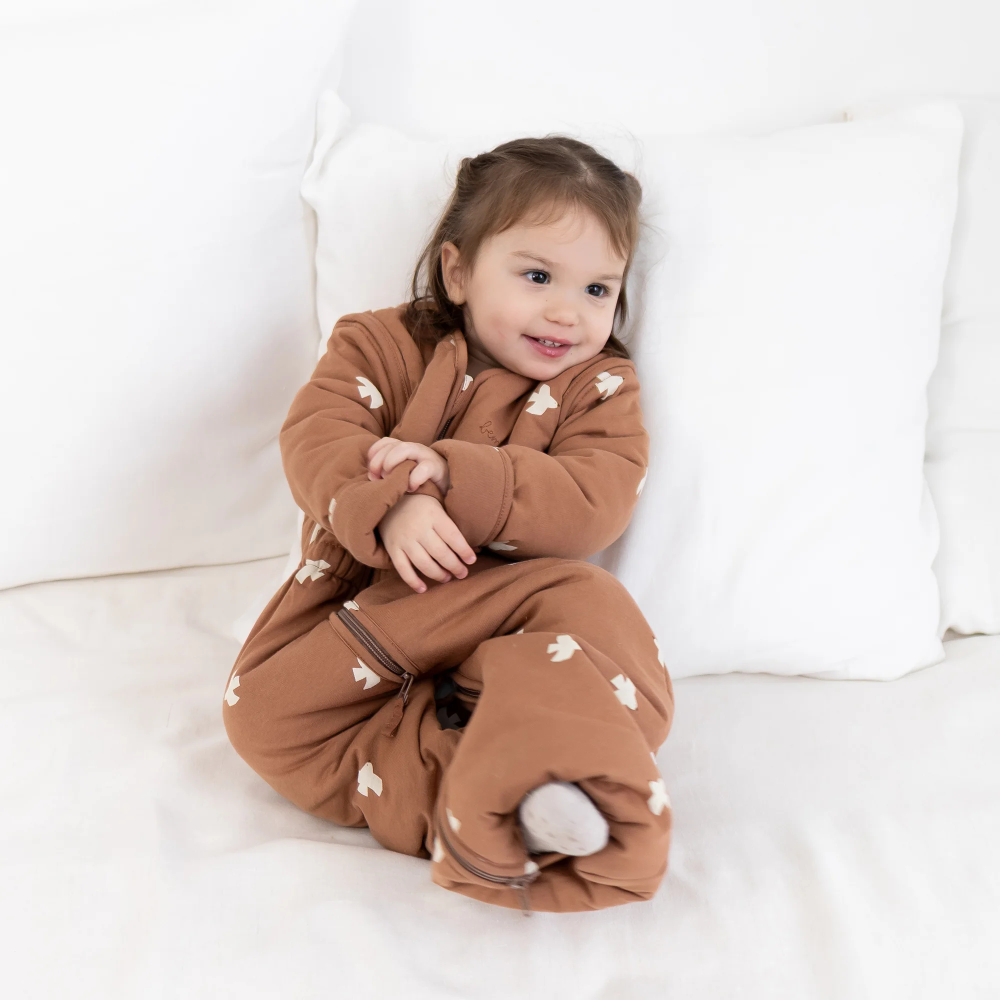 MAGIC BAG 12-24m Cocon moelleux Tog 2.5 PIUMA MOKA (Bemini) – Image 2