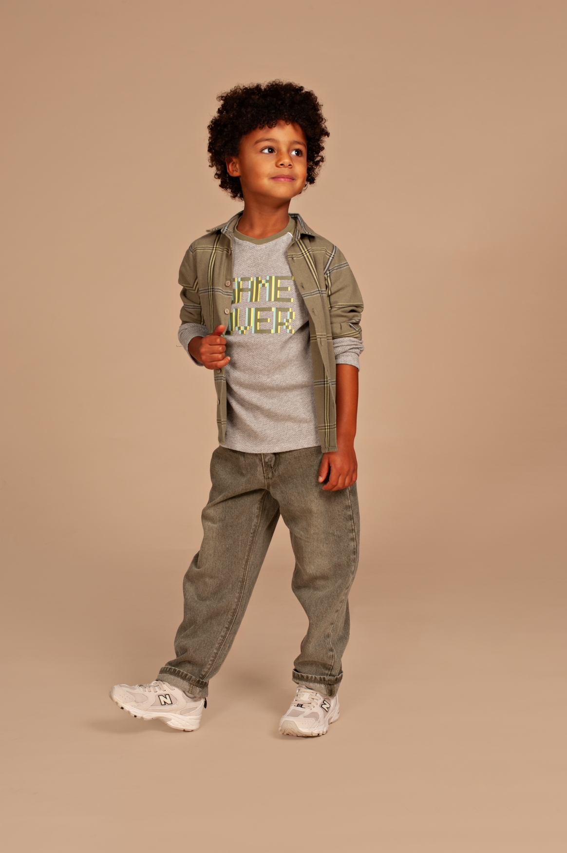Chemise Manches Longues Garçon - Army AW26 (Stains Storie) – Image 3