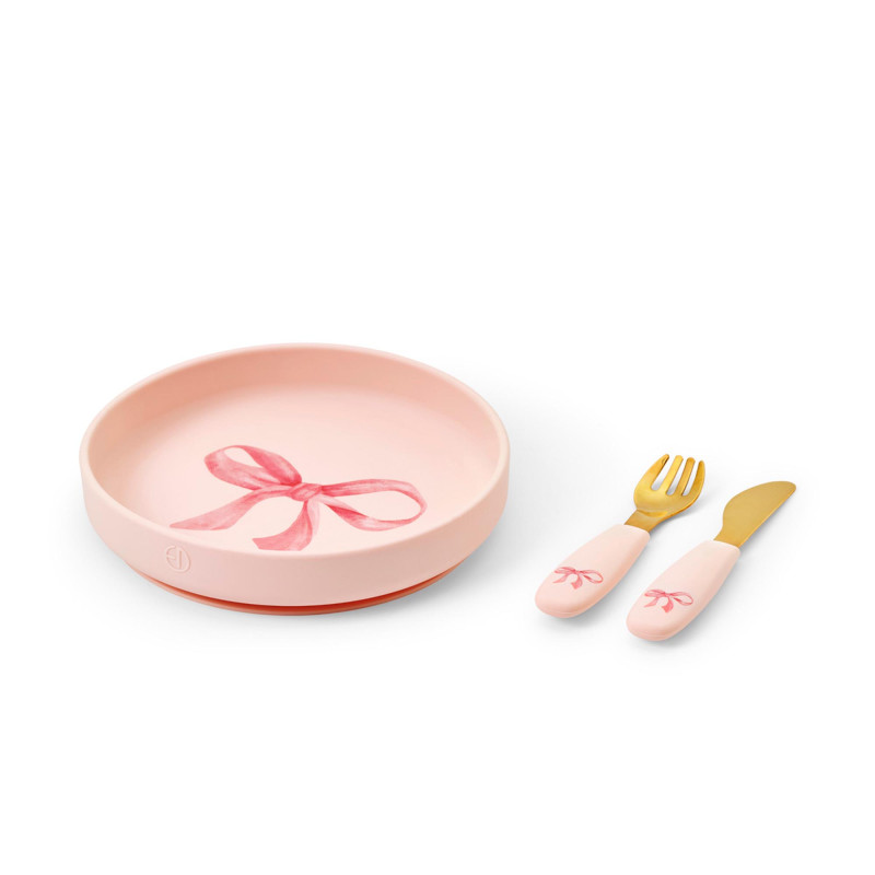 Set en Silicone Noeud Rose (Elodie Details)