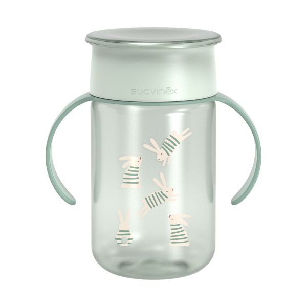 Tasse d’apprentissage 360° 340ml - Wonderland Vert (Suavinex)