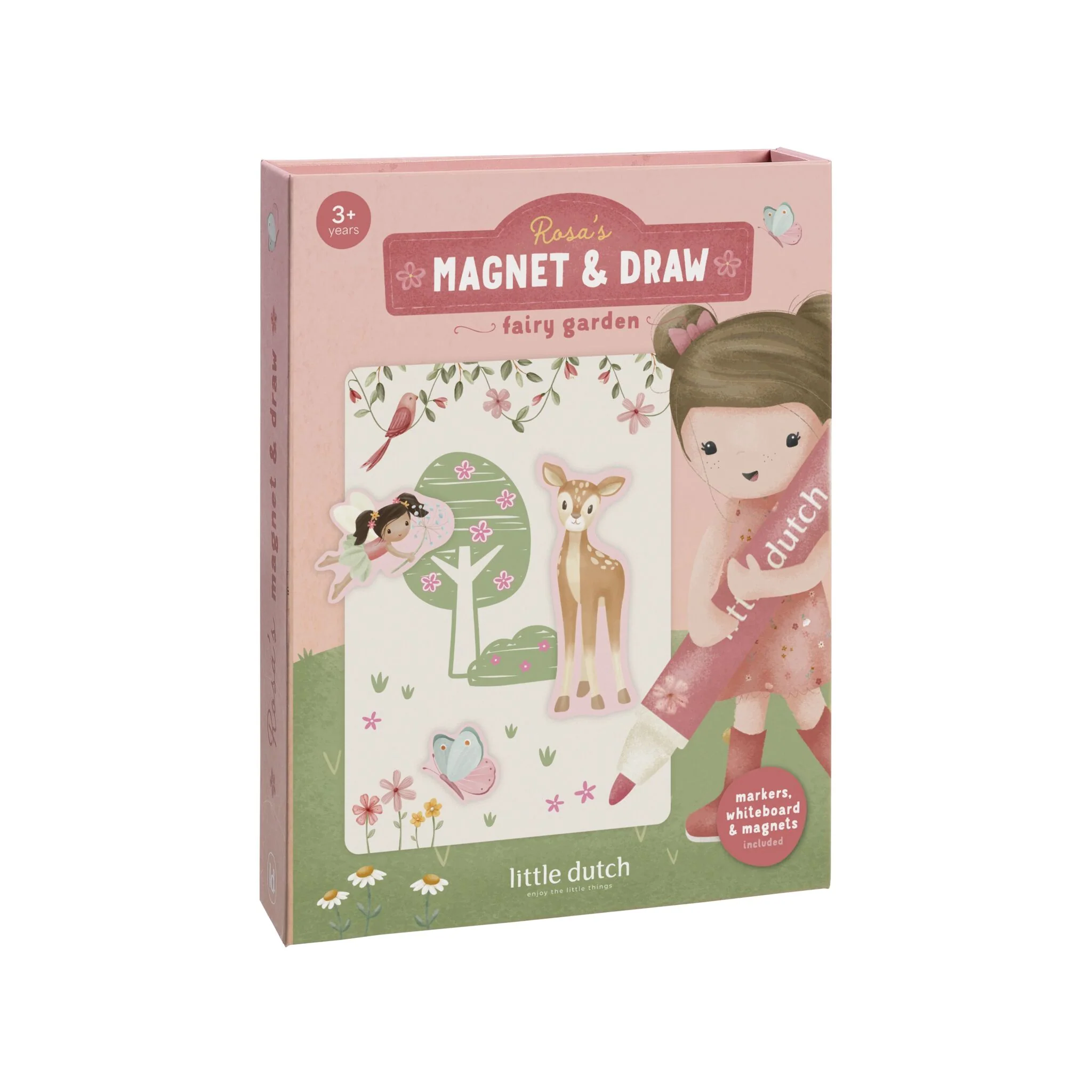 Livre magnétique -Rose ( Little Dutch )