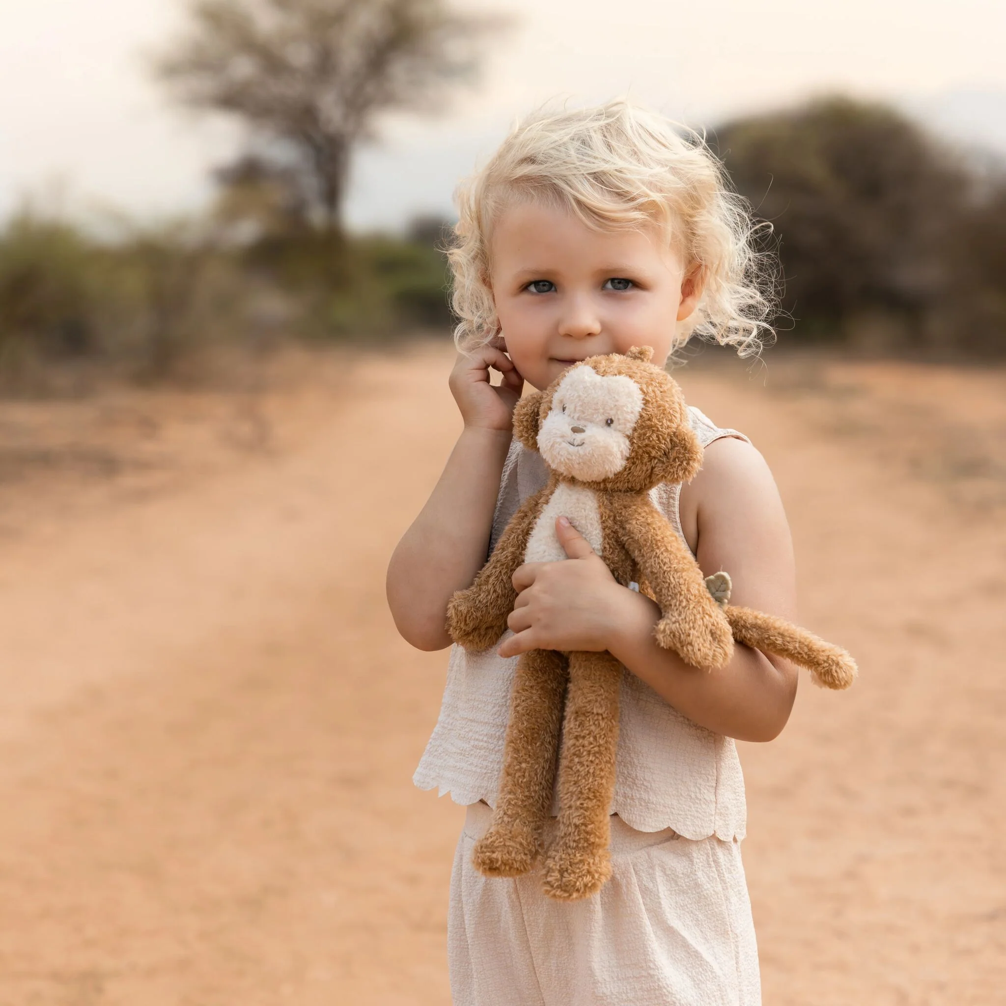 Peluche Singe - Marron ( Little Dutch ) – Image 3