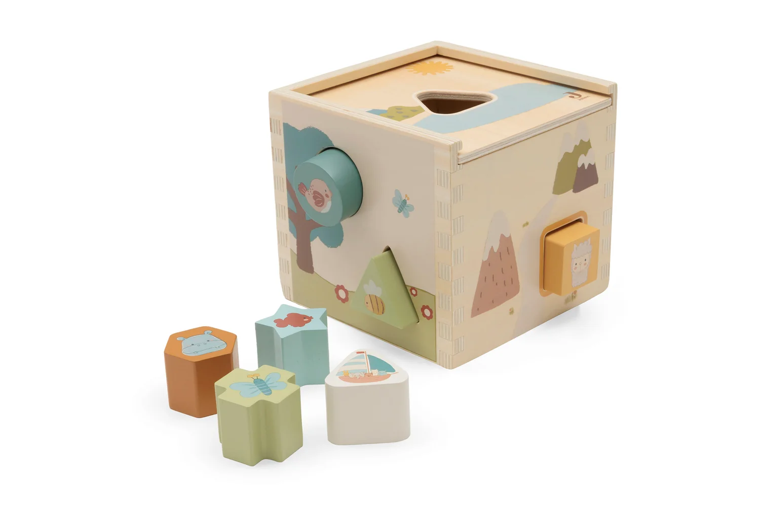 Boîte à Formes en bois - Jollies (Jollein)