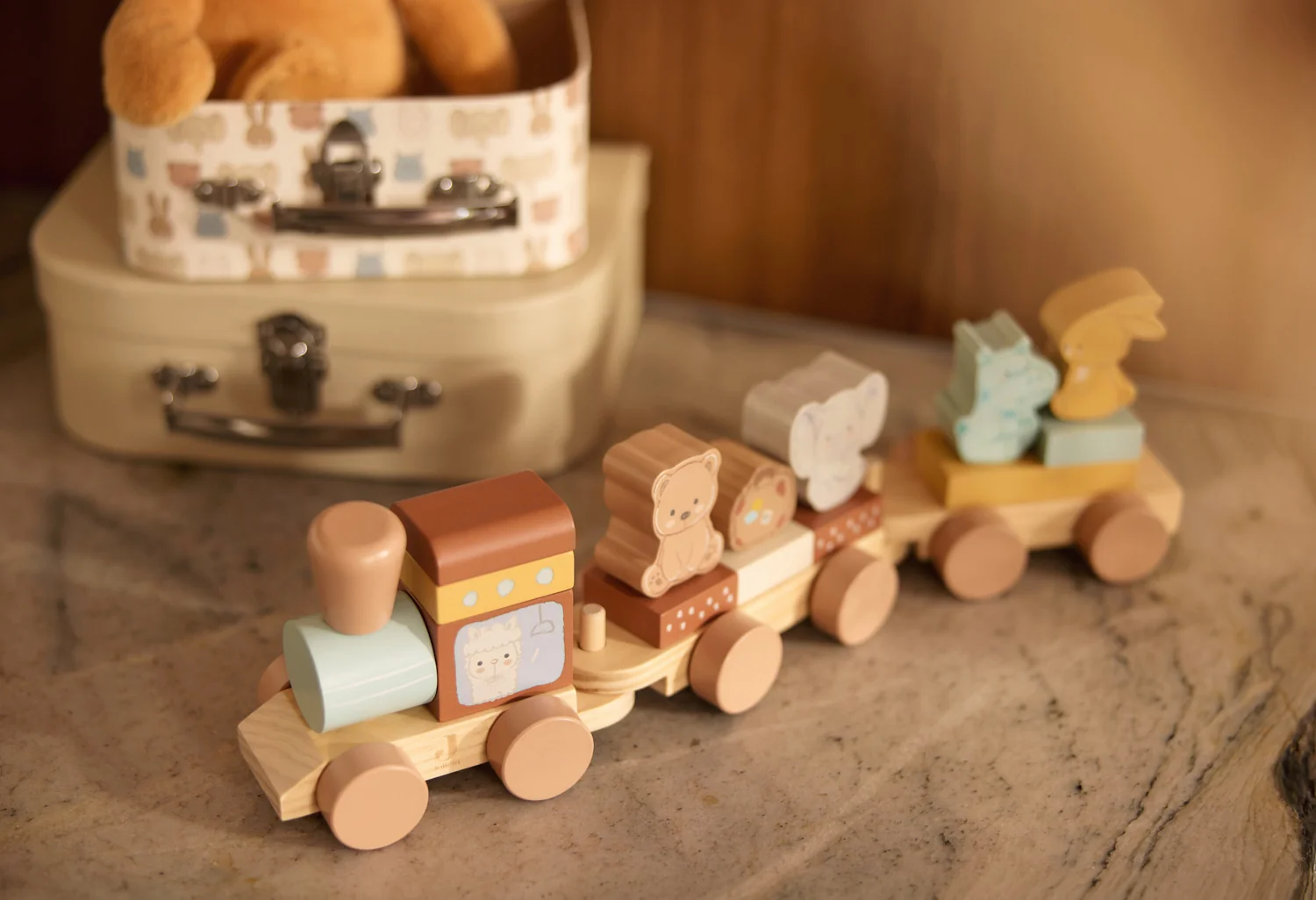 Jouet train en bois - Jollies (Jollein) – Image 3