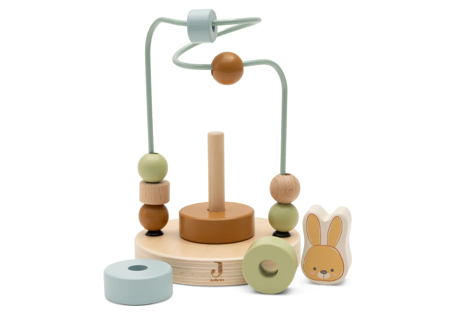 Boulier Spirale/Empilable en Bois - Bunny Luz (Jollein) – Image 2