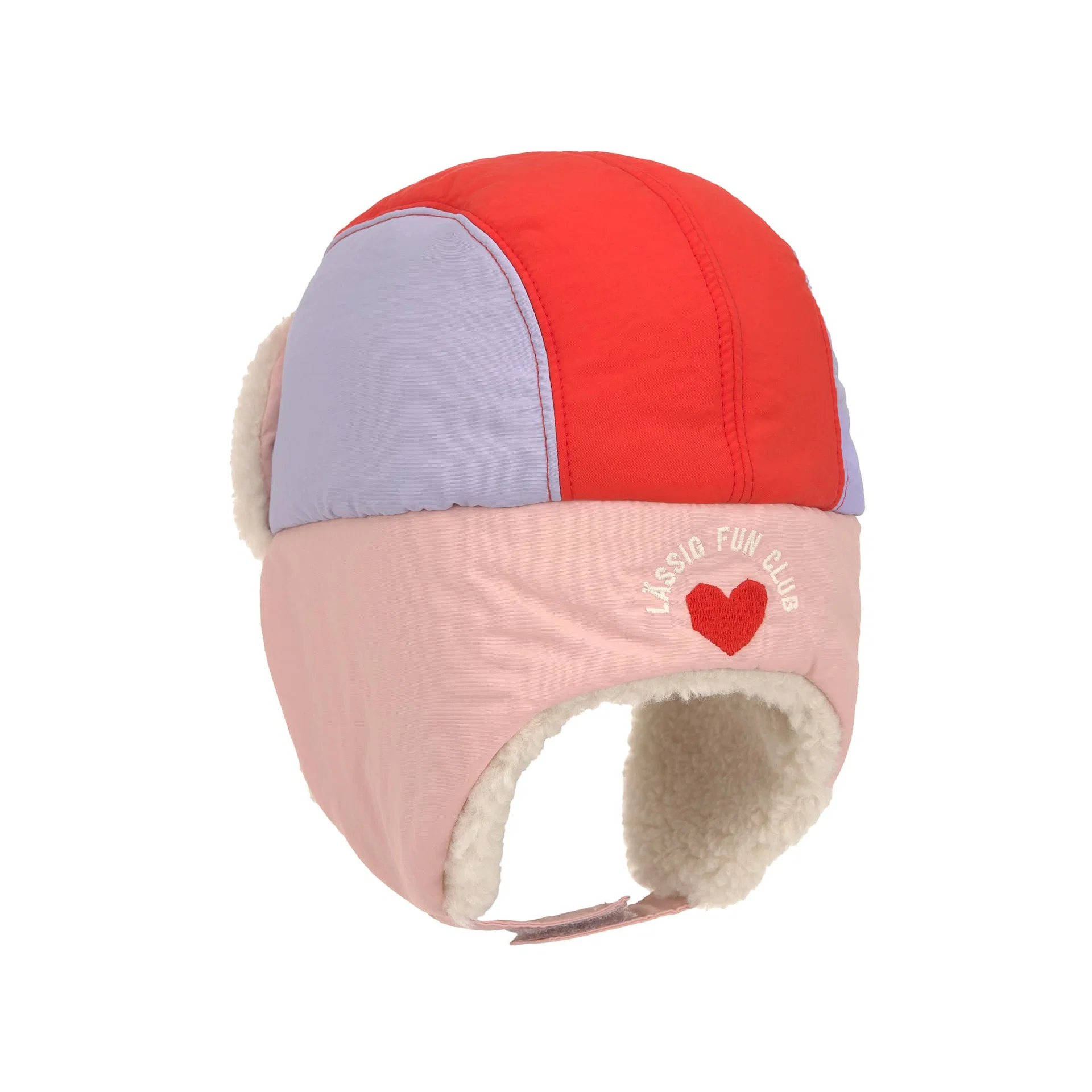 BONNET TEDDY D´HIVER ENFANTS - COEUR, ROSE (Lassig) – Image 4