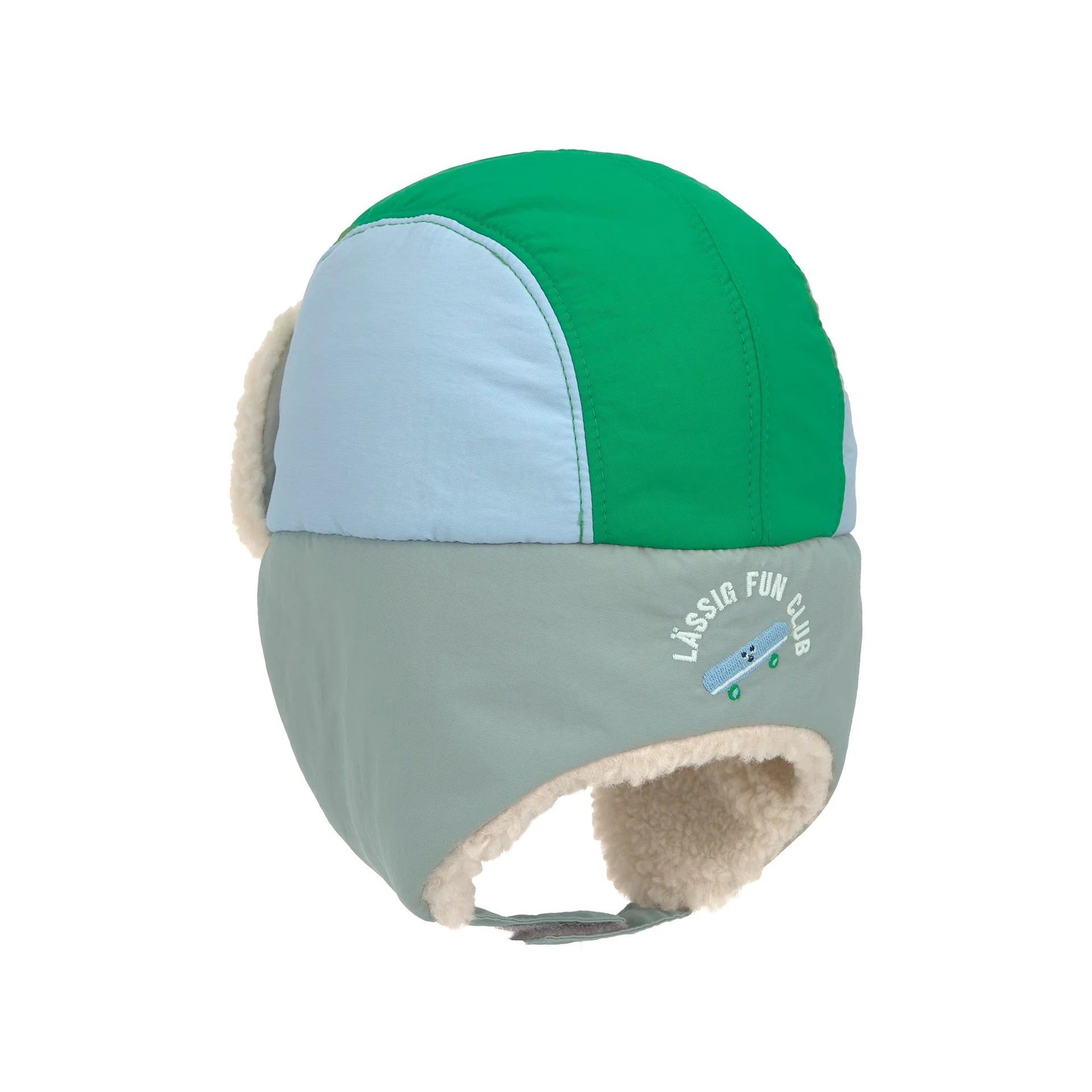 BONNET TEDDY D´HIVER ENFANTS - SKATEBOARD, VERT (Lassig) – Image 2