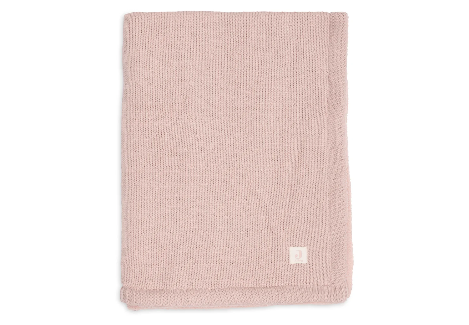 Couverture Berceau 75x100cm Sprinkle Knit - Silk Rose/Fluffy (Jollein)