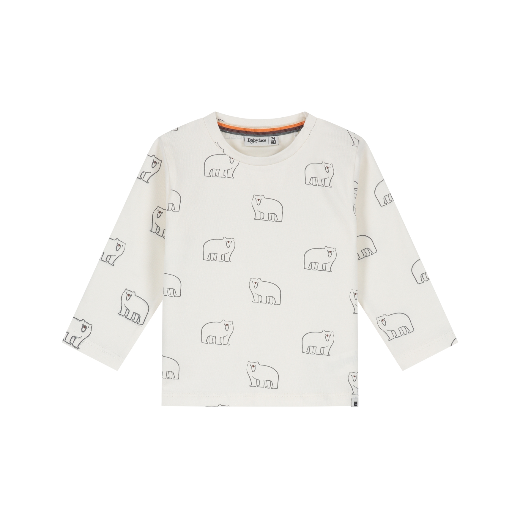 T-Shirt Long Sleeve Boys - Blanc Cassé AW26 (Babyface)