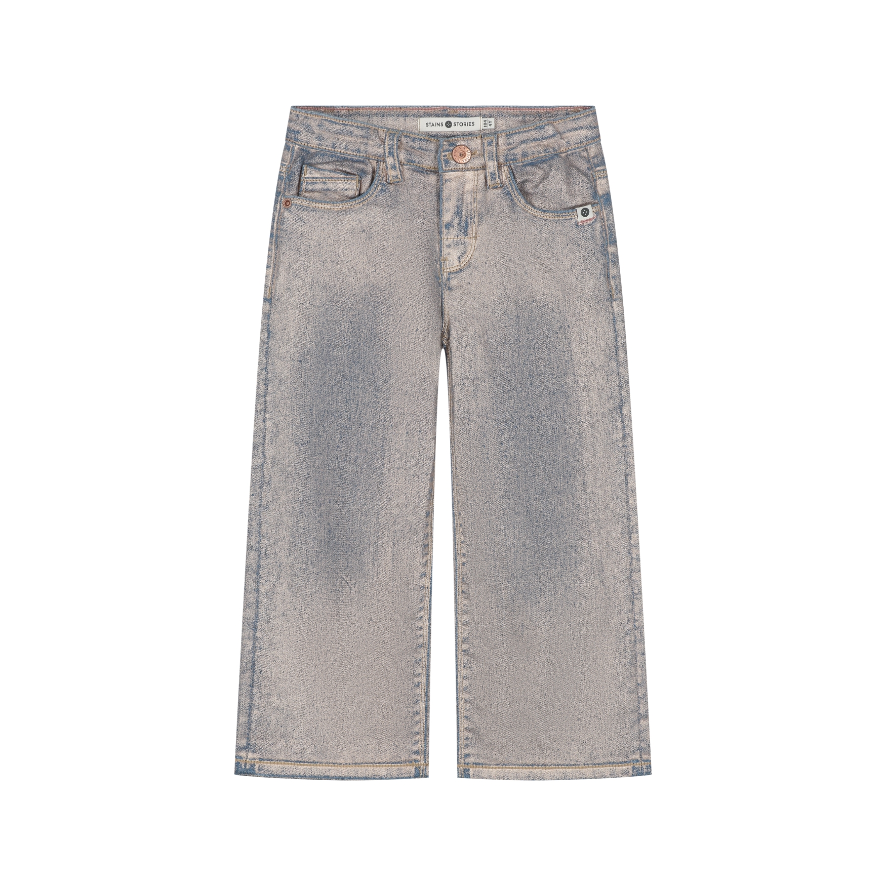 Jeans Denim Large Girls - Rose Gold AW26 (Stains Stories)