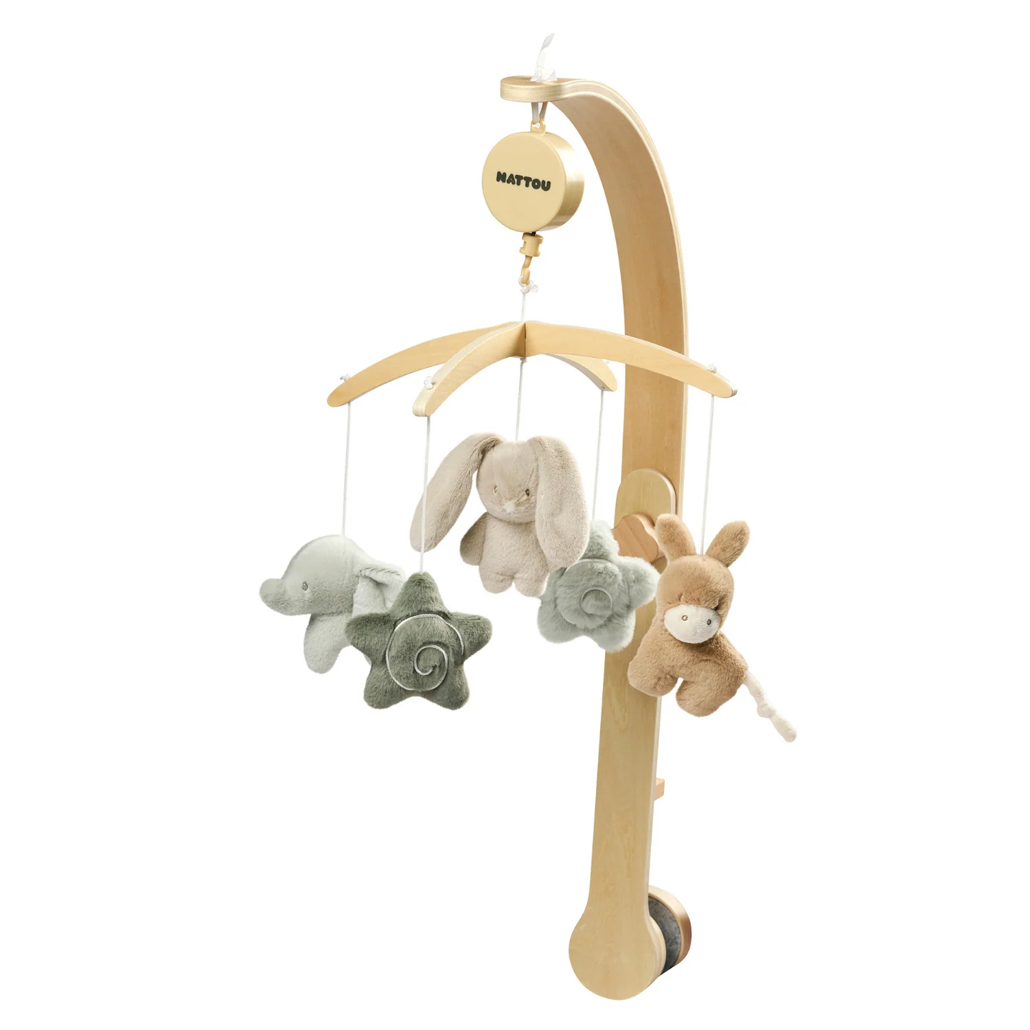 LouLou Musical Mobile - 50 x 40 x 74 cm - Soft Colours (Nattou)