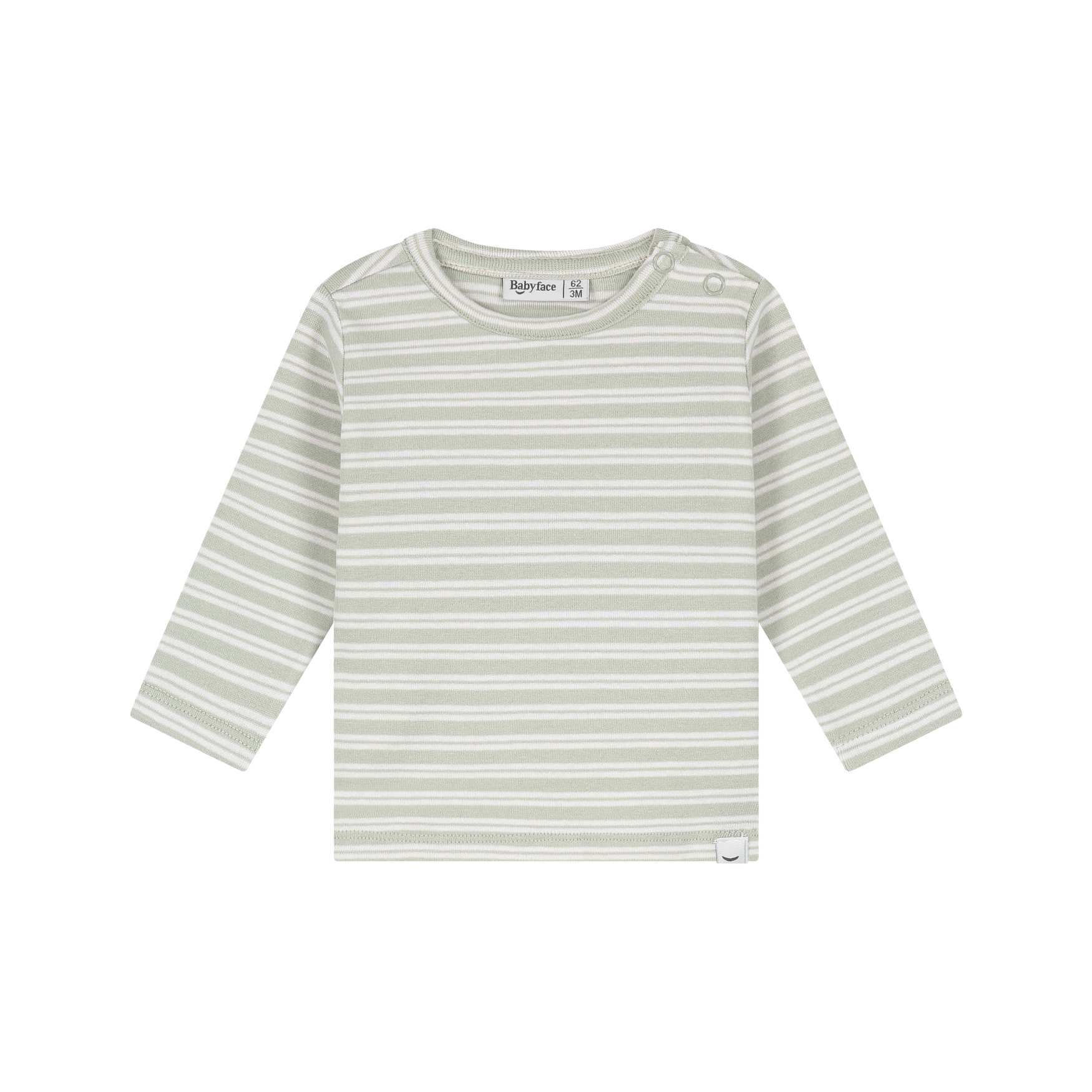T-Shirt bébé Ligné Pistachio AW26 (Babyface) Sweet