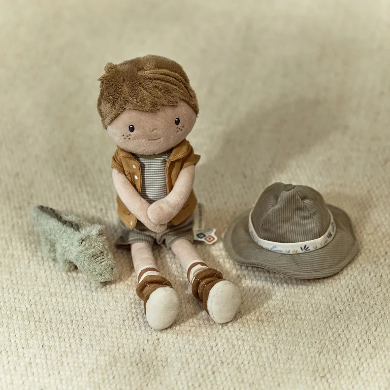 Doudou bébé Ranger Jim - 35 cm (Little Dutch) – Image 5