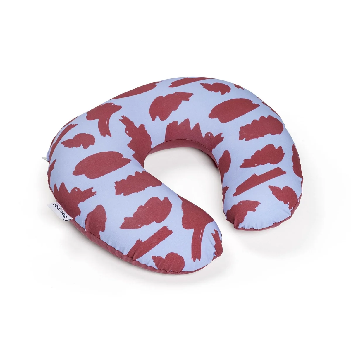 COUSSIN D'ALLAITEMENT ULTRA PRATIQUE SOFTY - BRUSHES RUBY (doomoo)