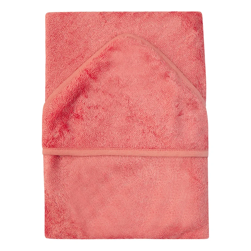 Timboo - HOODED TOWEL XXL (95x95cm) - RASPBERRY ROSE (Timboo)