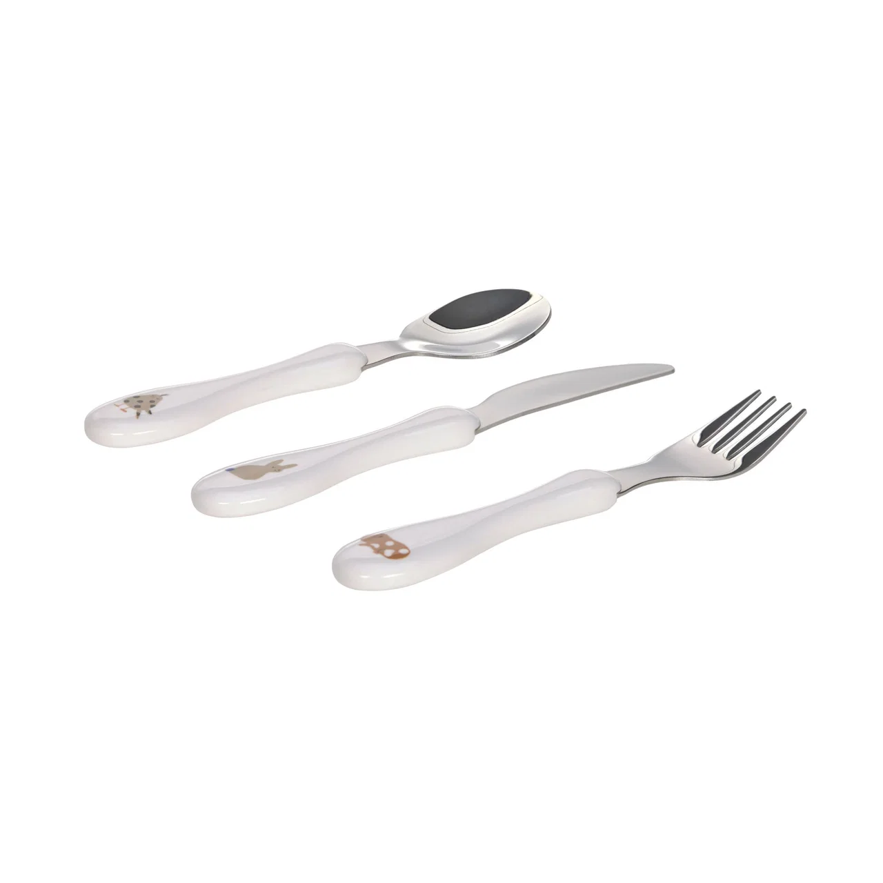 COUVERTS ENFANTS INOX (3 PC) - LITTLE MATEYS ROYAL BLEU (Lassig) – Image 5